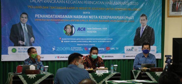 Universitas Muhammadiyah Lampung Teken MoU dengan AAUI Lampung